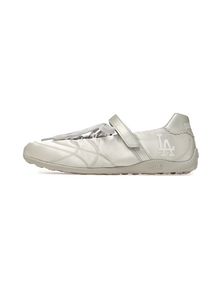 Giày MLB Slick Mary Jane Satin LA Dodgers Silver