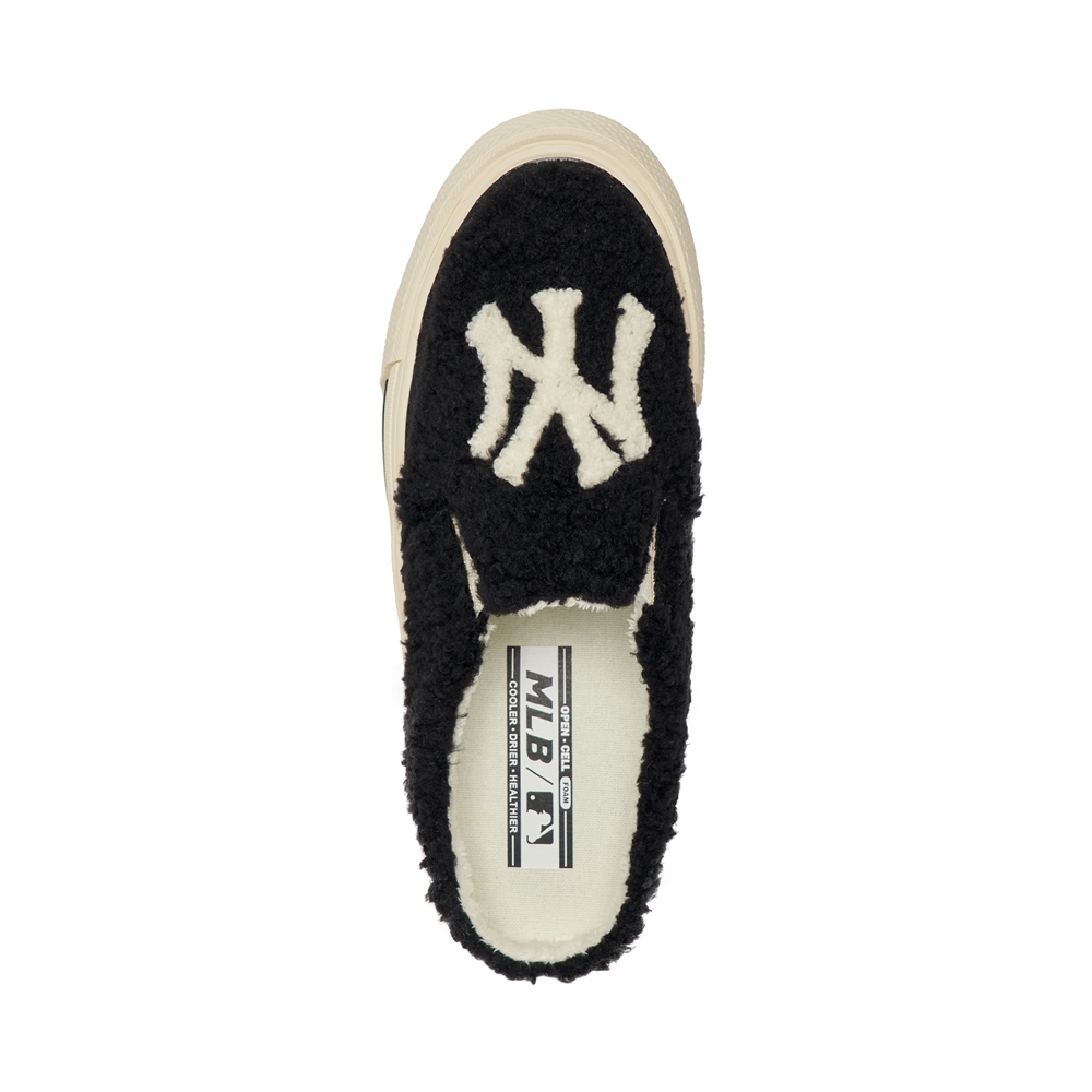 Giày MLB Mule Fleece Basic New York Yankees Black
