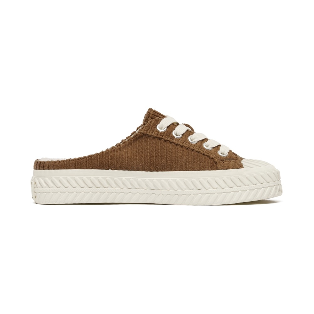 Giày MLB Mule Playball Corduroy FL Boston Red Sox Brown