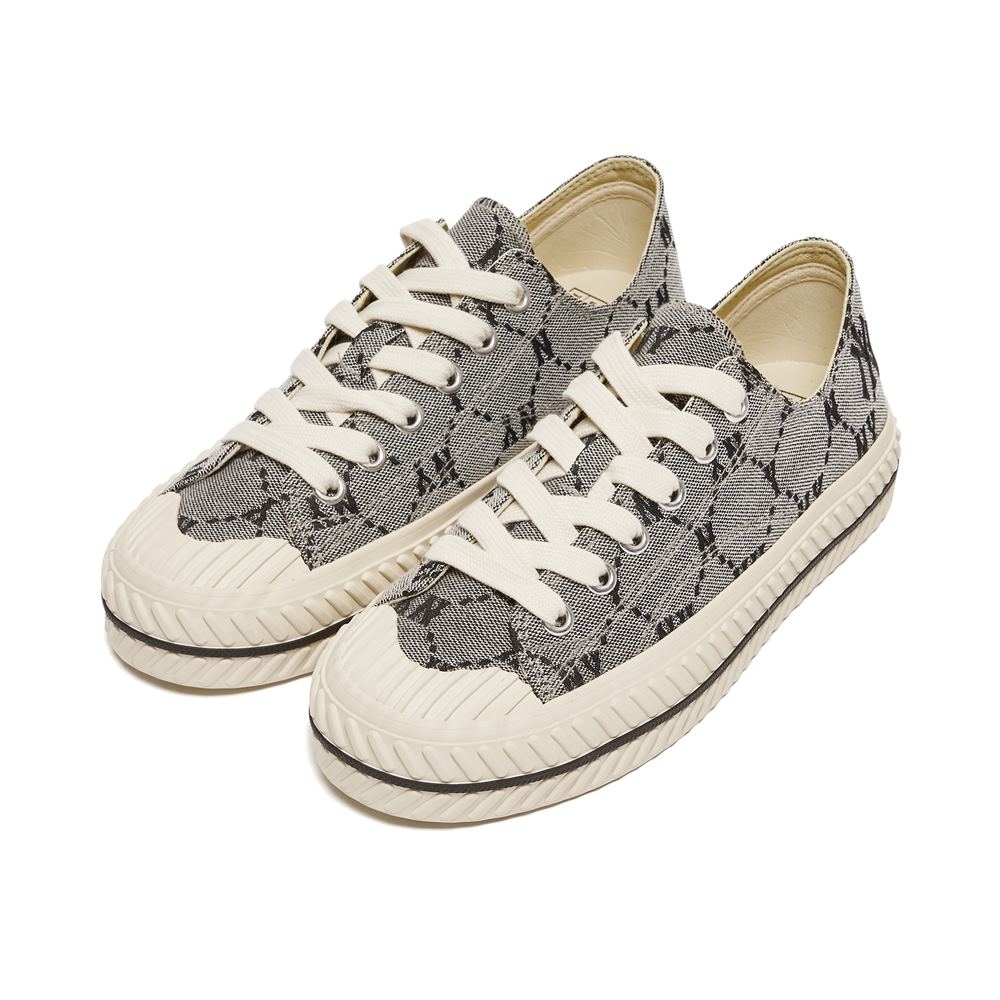 Giày MLB Playball Mono Jacquard New York Yankees Grey