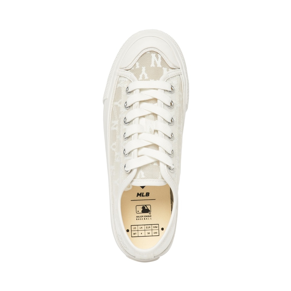 Giày MLB Playball Mono Mesh New York Yankees White