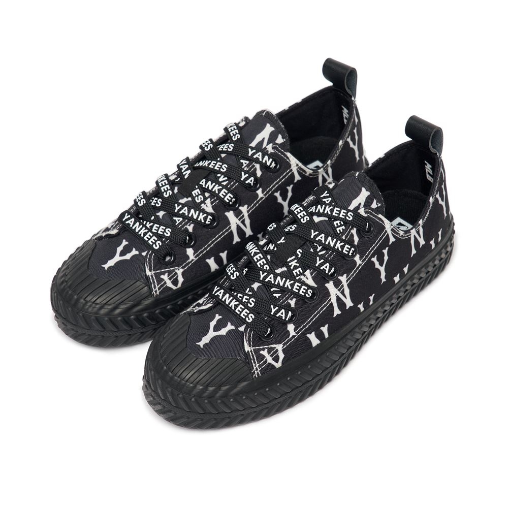 Giày MLB Playball Monogram New York Yankees Black