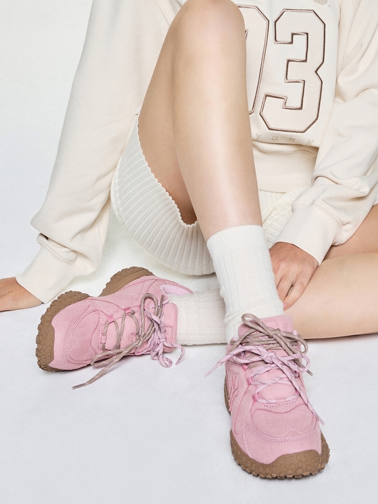 Giày MLB Trophy Low SD New York Yankees Pink [Karina PICK]