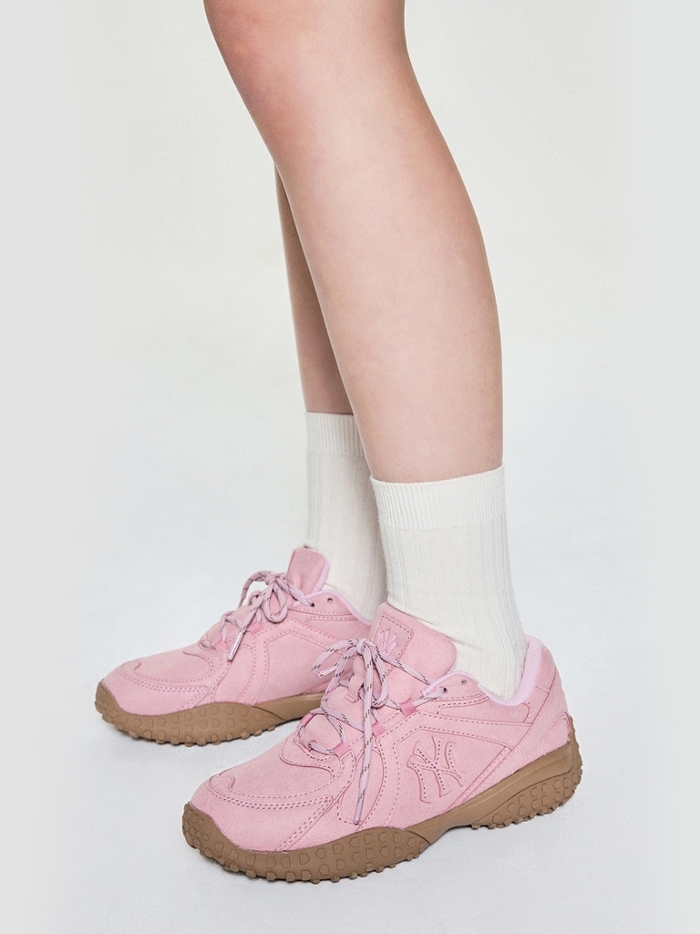 Giày MLB Trophy Low SD New York Yankees Pink [Karina PICK]