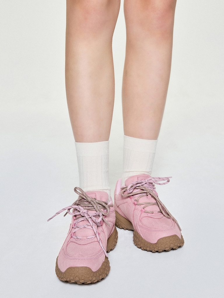 Giày MLB Trophy Low SD New York Yankees Pink [Karina PICK]