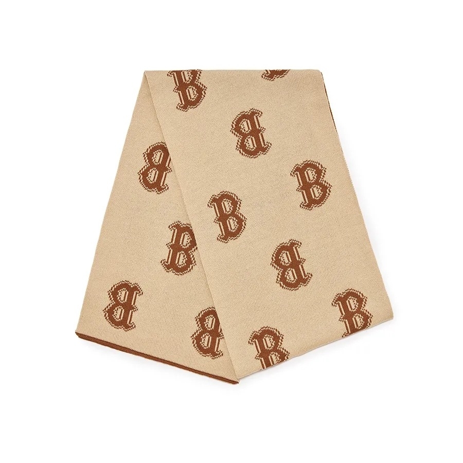 Khăn Quàng Cổ MLB Monogram Boston Red Sox Brown