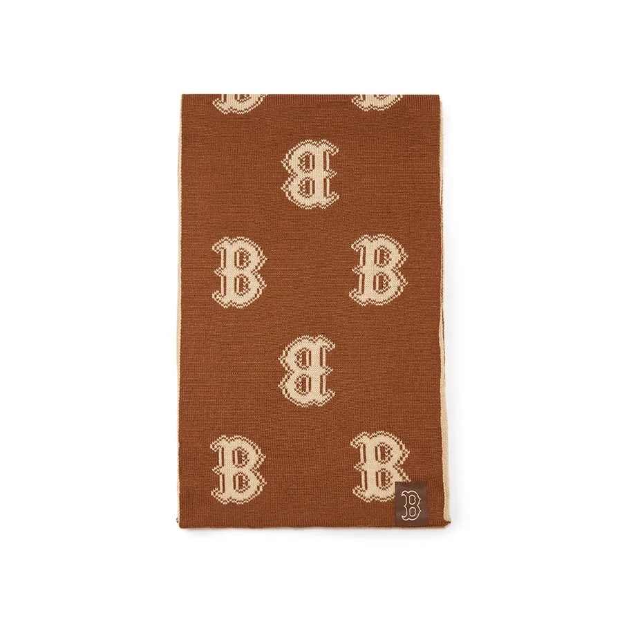 Khăn Quàng Cổ MLB Monogram Boston Red Sox Brown