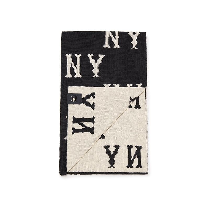 Khăn Quàng Cổ MLB Monogram New York Yankees Black