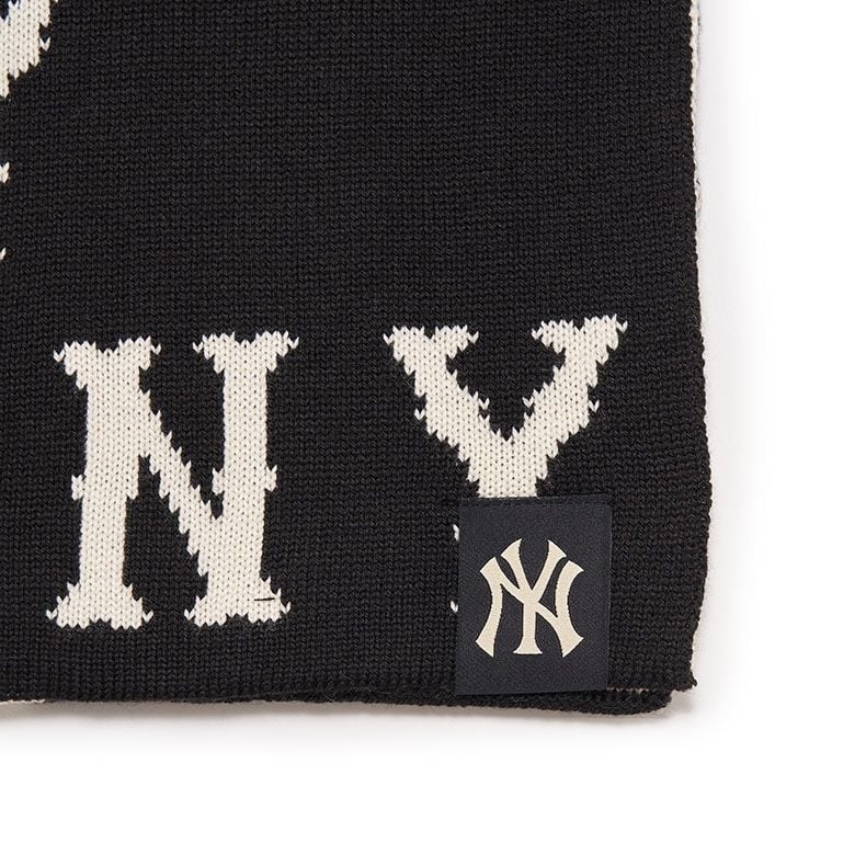 Khăn Quàng Cổ MLB Monogram New York Yankees Black