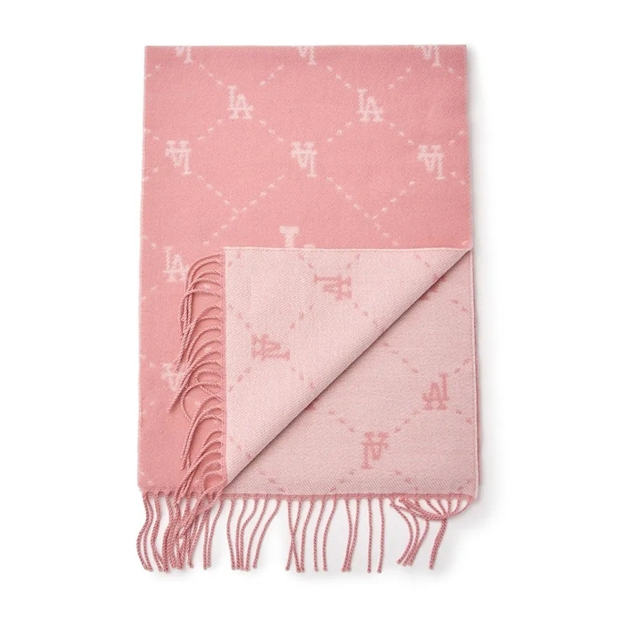 Khăn Quàng Cổ MLB Diamond Monogram Muffler LA Dodgers Pink