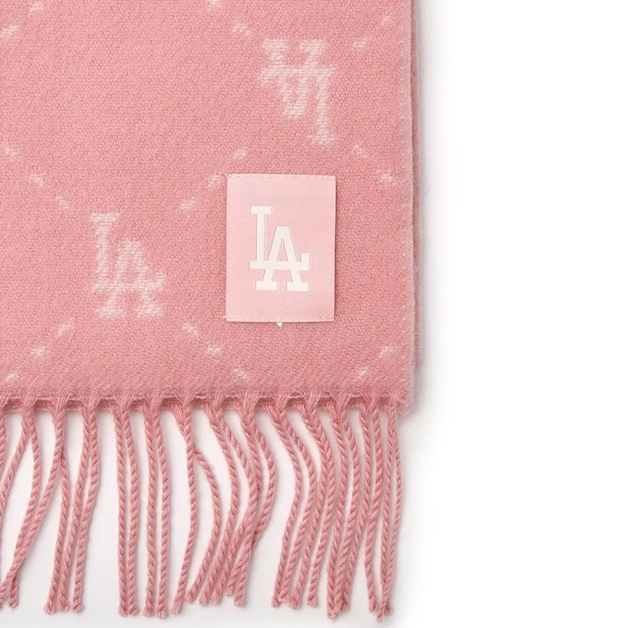 Khăn Quàng Cổ MLB Diamond Monogram Muffler LA Dodgers Pink
