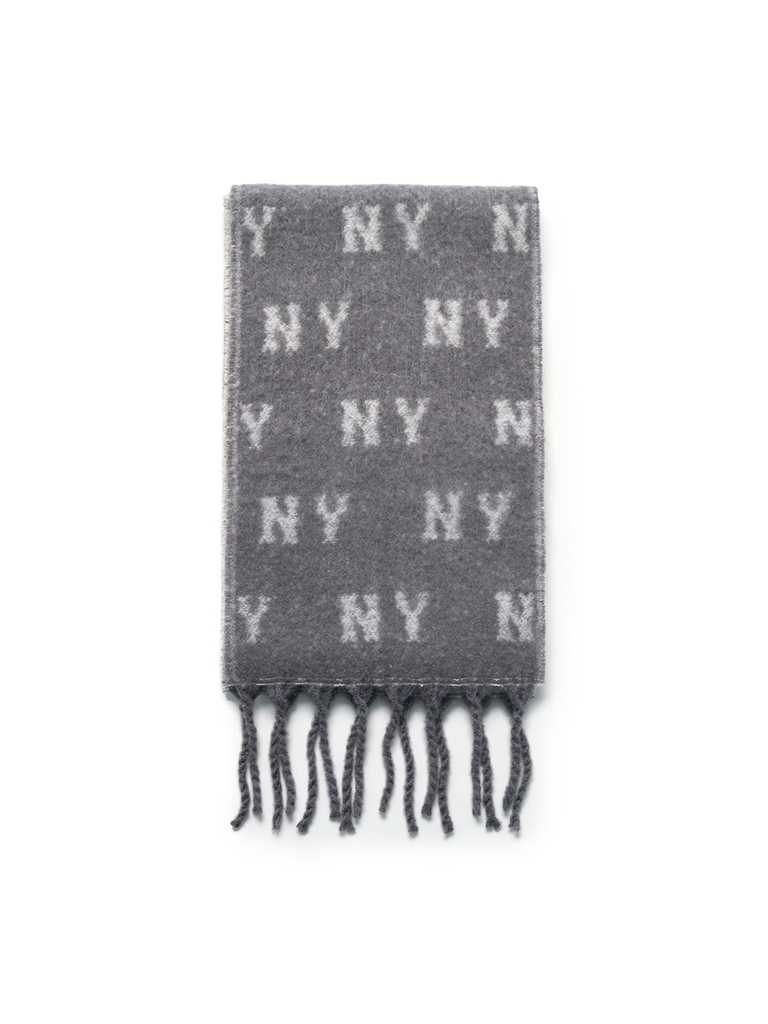 Khăn Quàng Cổ MLB Monogram Muffler New York Yankees Grey
