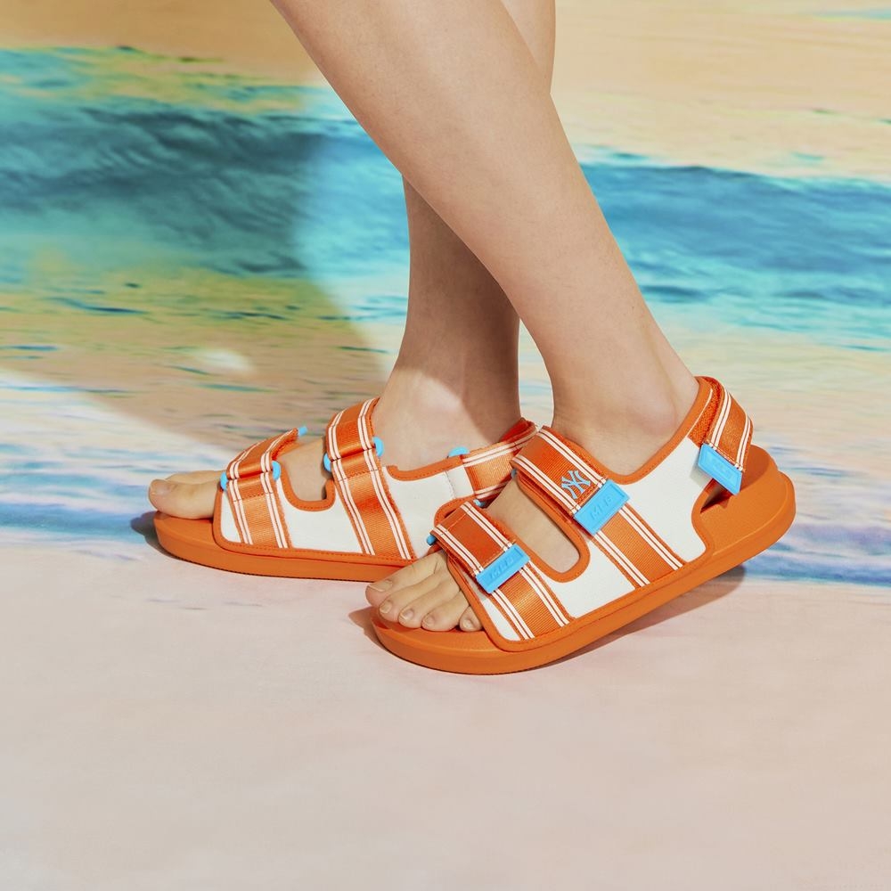 Sandals MLB Chunky Resort New York Yankees L.Orange