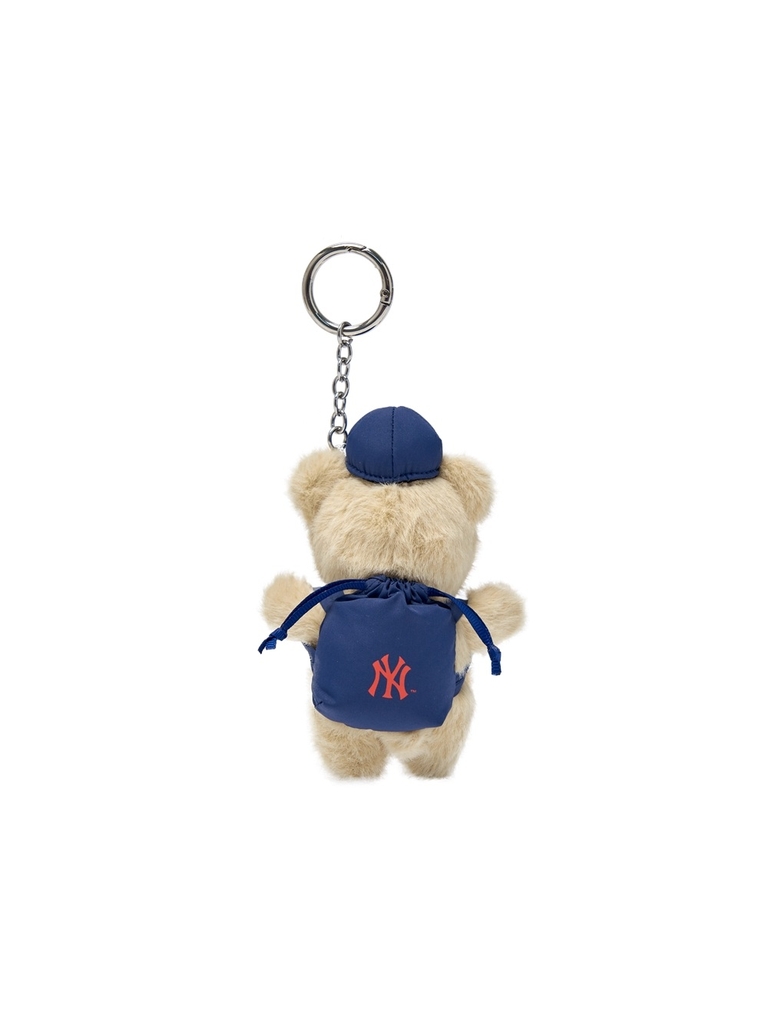 Móc Khóa MLB Mega Bear Mini Keychain New York Yankees Beige