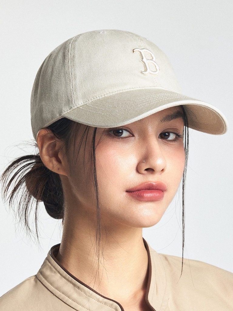 Mũ Lưỡi Trai MLB Basic Washed Unstructured Ball Cap Boston Red Sox Sand