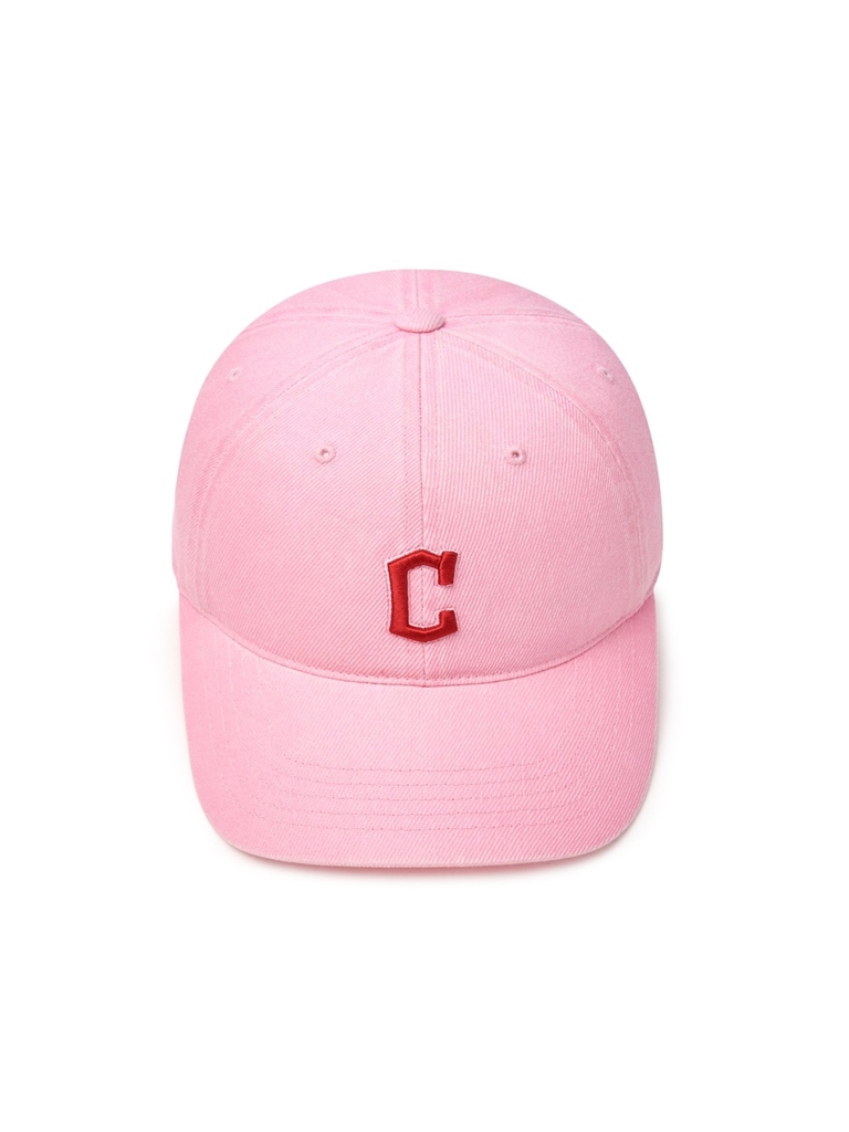 Mũ Lưỡi Trai MLB Basic Washed Unstructured Ball Cap Cleveland Guardians Pink