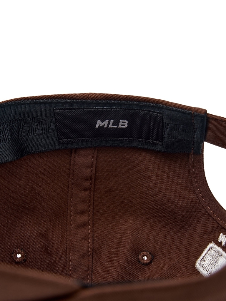 Mũ Lưỡi Trai MLB Basic Small Logo Unstructured Ball Cap Cleveland Guardians Brown