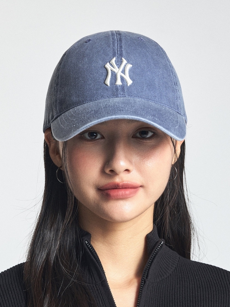 Mũ Lưỡi Trai MLB Basic Washed Unstructured Ball Cap New York Yankees Navy