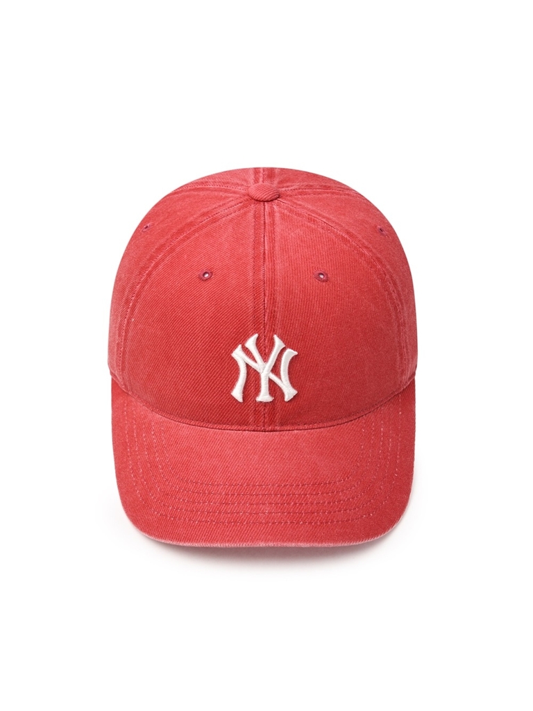 Mũ Lưỡi Trai MLB Basic Washed Unstructured Ball Cap New York Yankees Red