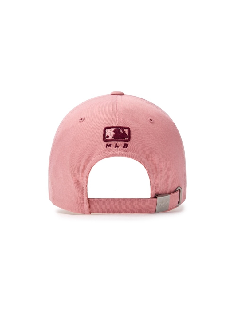 Mũ Lưỡi Trai MLB Varsity One Point Buckle Logo Wappen Unstructured Ball Cap LA Dodgers Pink