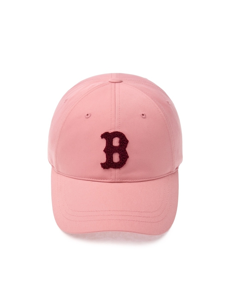 Mũ Lưỡi Trai MLB Varsity One Point Buckle Logo Wappen Unstructured Ball Cap LA Dodgers Pink