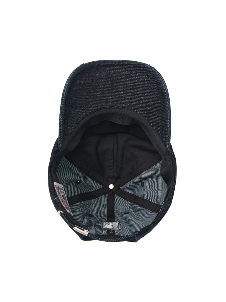 Mũ Lưỡi Trai MLB Basic Coopers Denim 5PANEL Unstructured Ball Cap New York Yankees Indigo