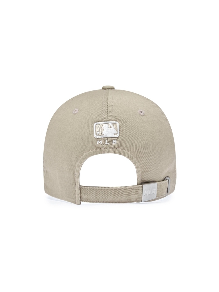 Mũ Lưỡi Trai MLB Jelly Unstructured Ball Cap New York Yankees Beige [Karina PICK]
