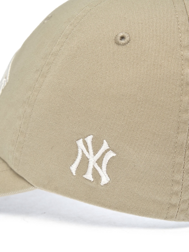 Mũ Lưỡi Trai MLB Jelly Unstructured Ball Cap New York Yankees Beige [Karina PICK]