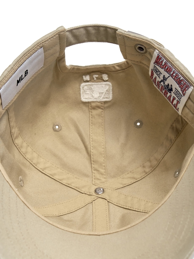 Mũ Lưỡi Trai MLB Jelly Unstructured Ball Cap New York Yankees Beige [Karina PICK]