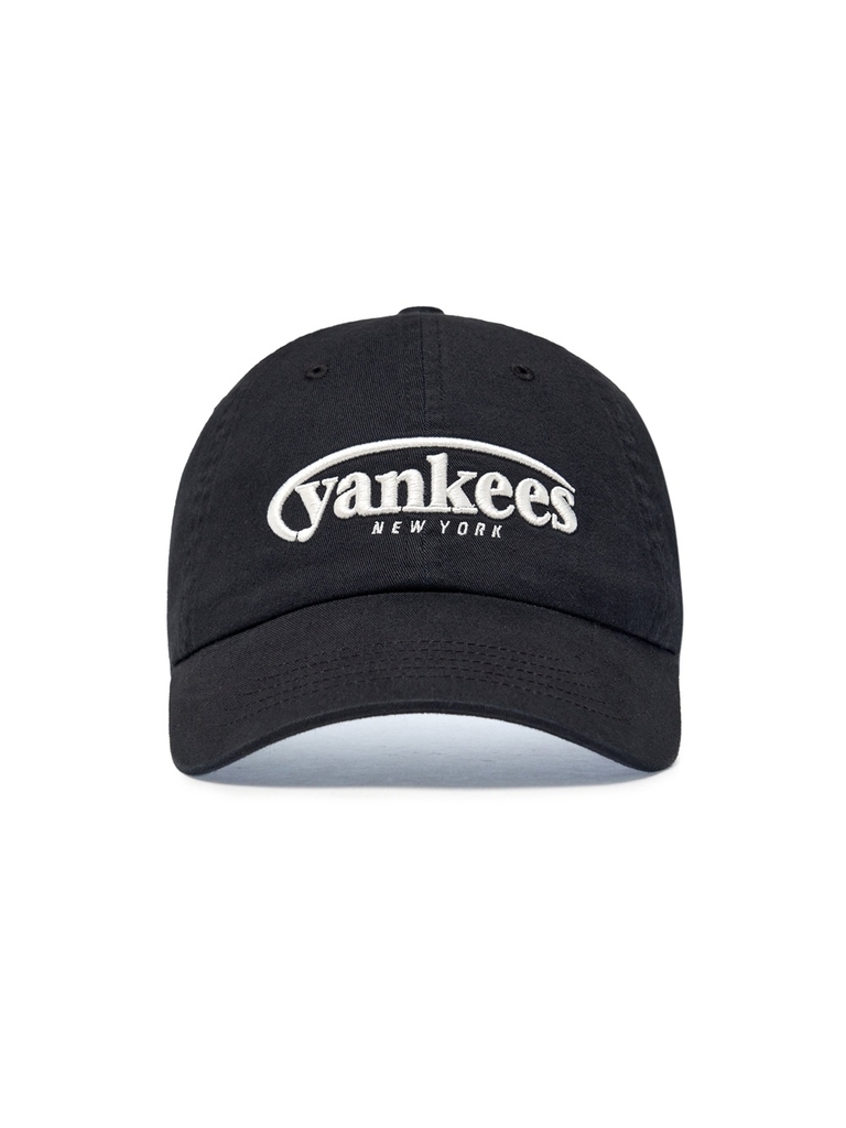Mũ Lưỡi Trai MLB Jelly Unstructured Ball Cap New York Yankees Black [Karina PICK]
