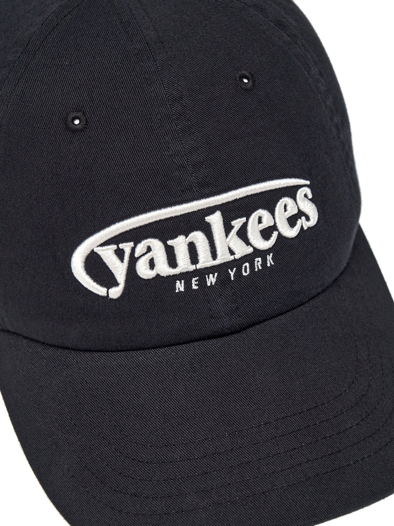 Mũ Lưỡi Trai MLB Jelly Unstructured Ball Cap New York Yankees Black [Karina PICK]