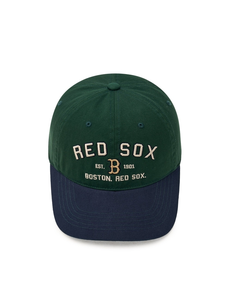 Mũ Lưỡi Trai MLB Varsity Lettering Color Block Unstructured Ball Cap Boston Red Sox Green