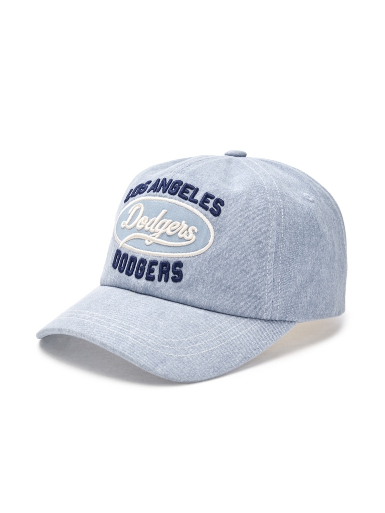 Mũ Lưỡi Trai MLB Varsity Vintage Oval Stitch Unstructured Ball Cap LA Dodgers Indigo