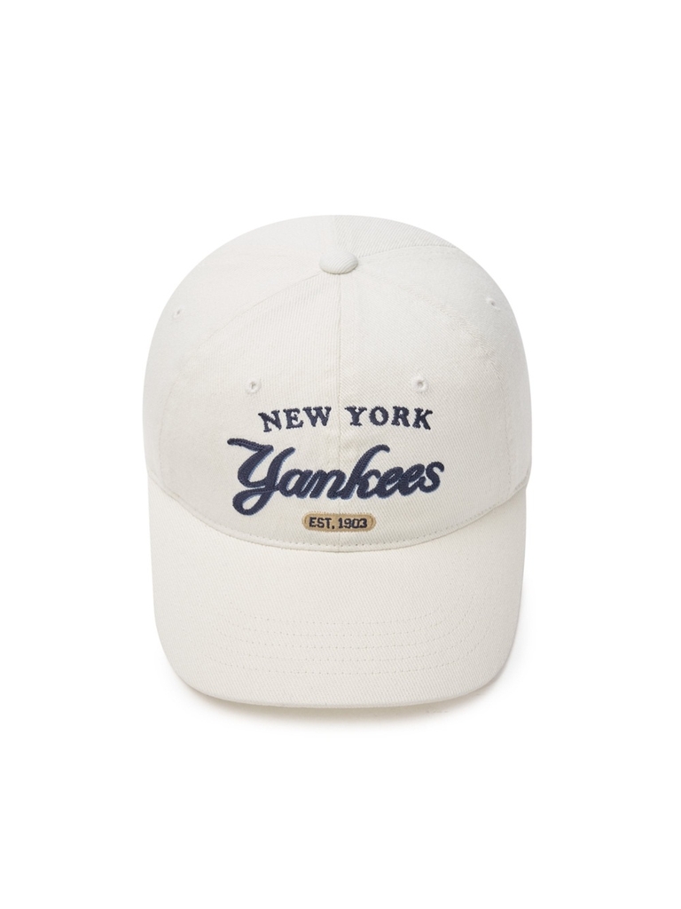 Mũ Lưỡi Trai MLB Color Denim Unstructured Ball Cap New York Yankees Cream