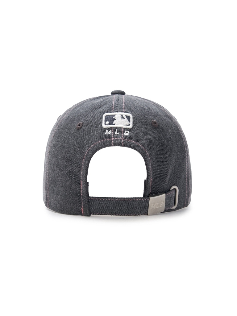 Mũ Lưỡi Trai MLB Varsity Vintage Oval Stitch Unstructured Ball Cap New York Yankees Grey