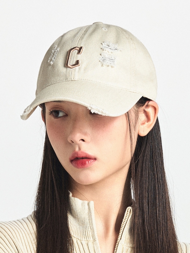 Mũ Lưỡi Trai MLB Damage Washed Unstructured Ball Cap Cleveland Guardians Sand