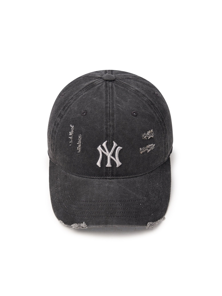 Mũ Lưỡi Trai MLB Damage Washed Unstructured Ball Cap New York Yankees Grey