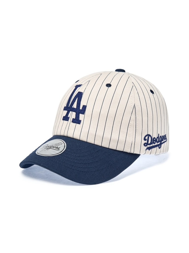 Mũ Lưỡi Trai MLB Signature Stripe Unstructured Ball Cap LA Dodgers Navy [Karina PICK]