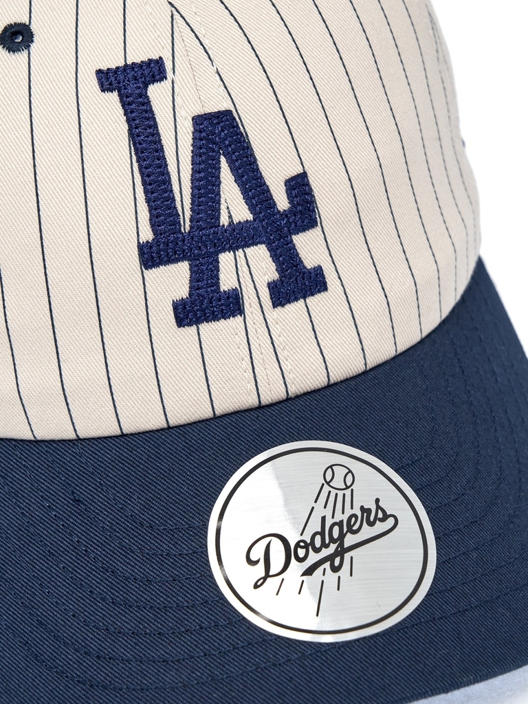 Mũ Lưỡi Trai MLB Signature Stripe Unstructured Ball Cap LA Dodgers Navy [Karina PICK]