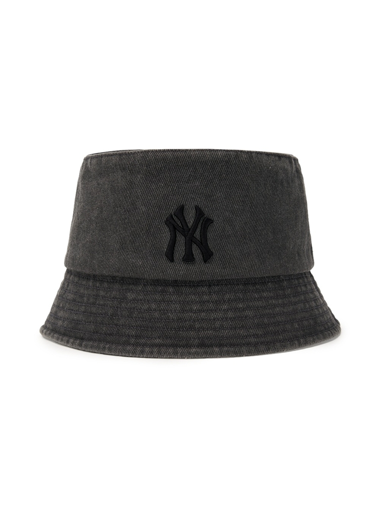 Nón Bucket MLB Basic Bucket Hat Drop Fit New York Yankees Grey