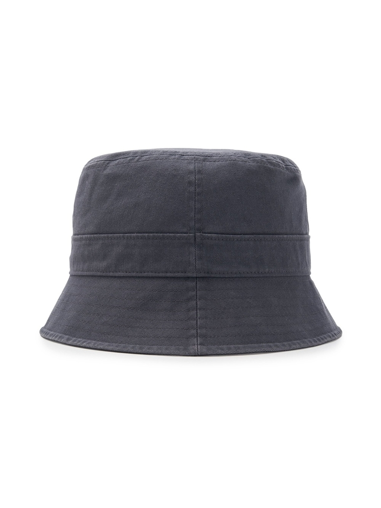 Nón Bucket MLB Basic One-Point Washed Bucket Hat New York Yankees Grey