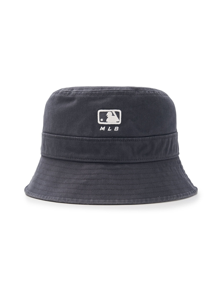 Nón Bucket MLB Basic One-Point Washed Bucket Hat New York Yankees Grey