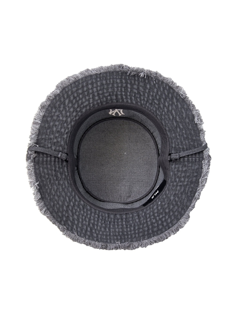 Nón Bucket MLB Colored Denim Safari Bucket Hat New York Yankees Grey