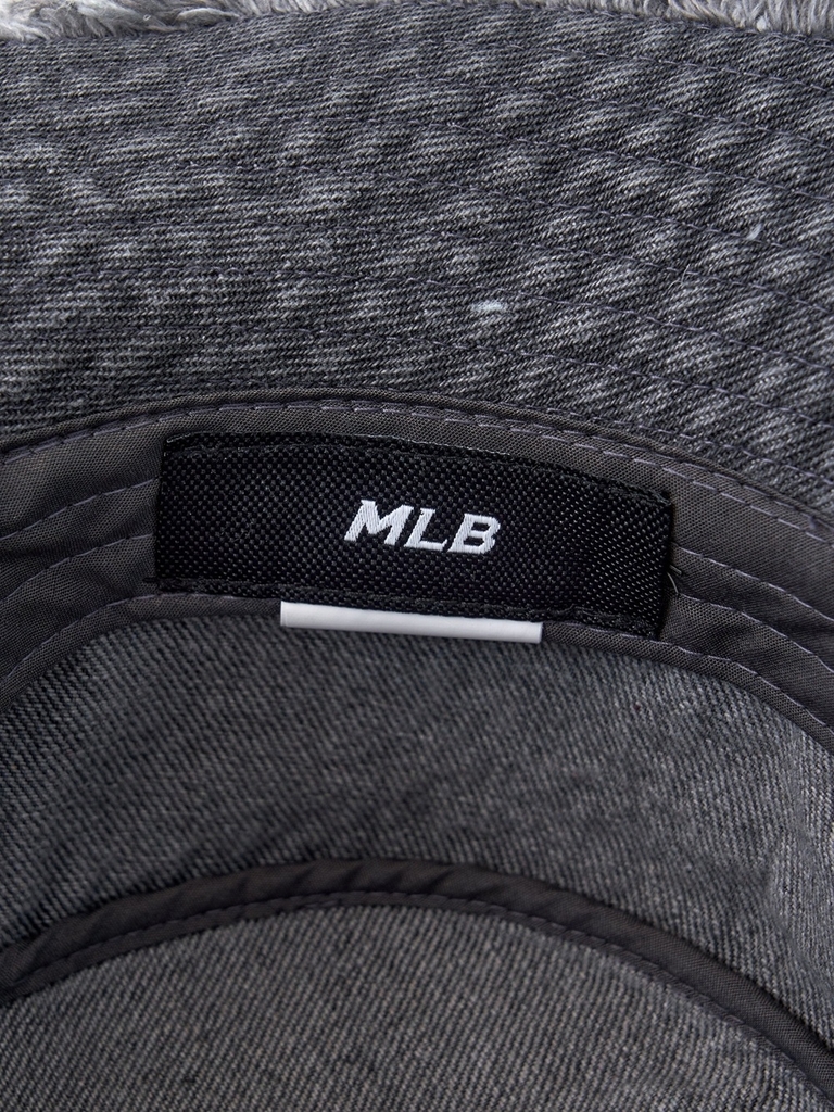 Nón Bucket MLB Colored Denim Safari Bucket Hat New York Yankees Grey