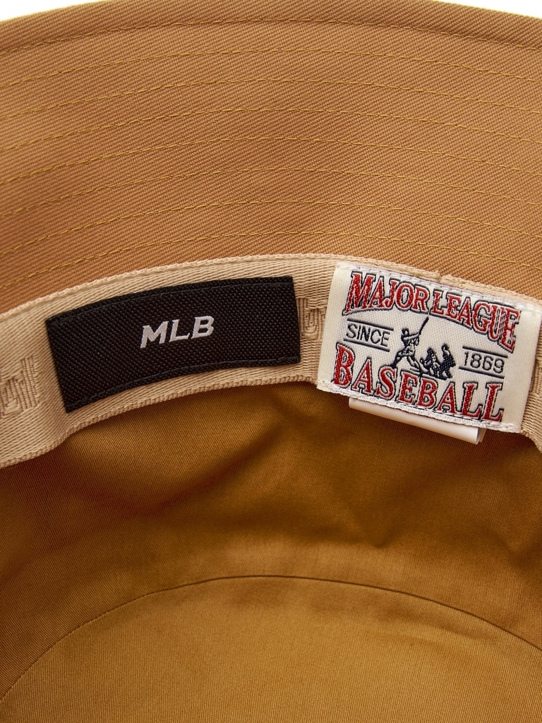 Nón Bucket MLB Varsity Buckle Culsive Bucket Hat Boston Red Sox Camel