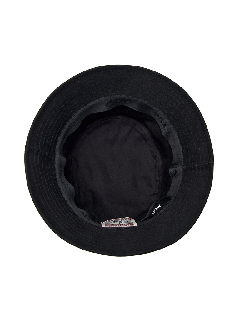 Nón Bucket MLB Varsity Buckle Cursive Bucket Hat New York Yankees Black