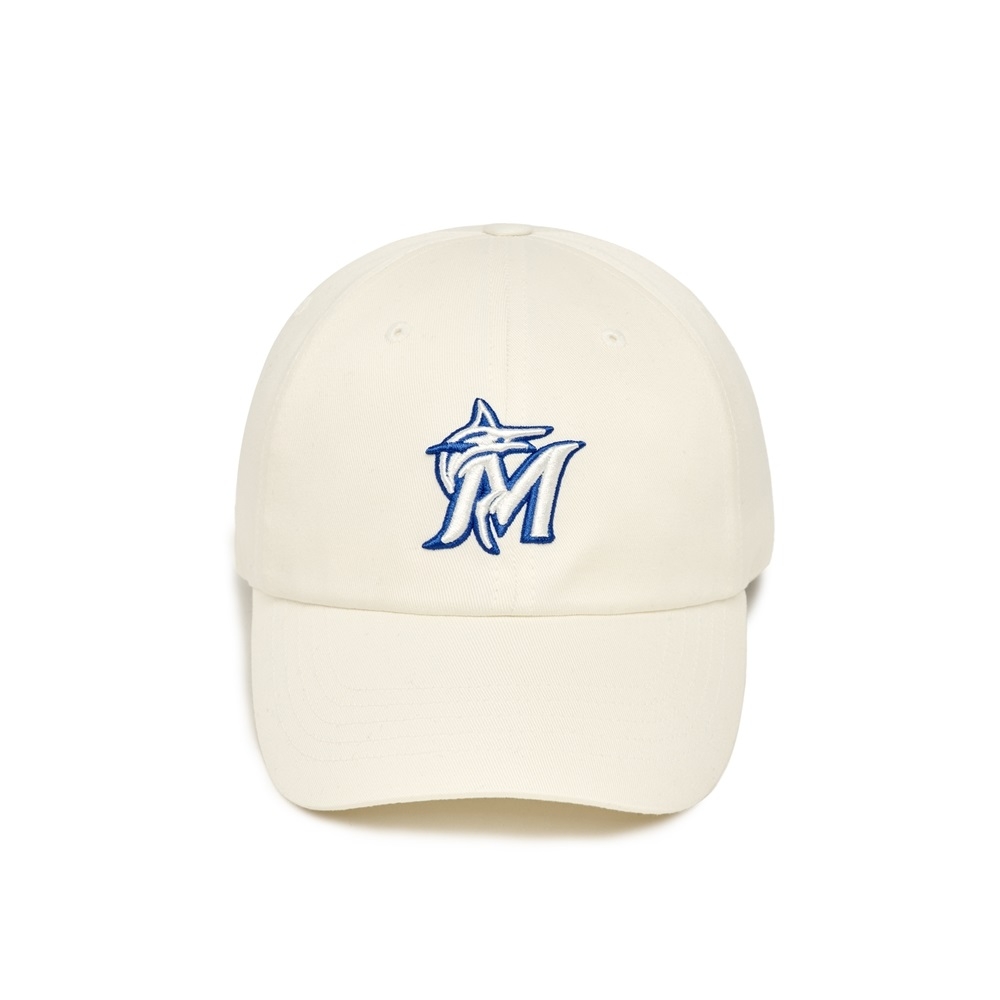 Nón MLB Basic Unstructured Ball Cap Miami Marlins Ivory