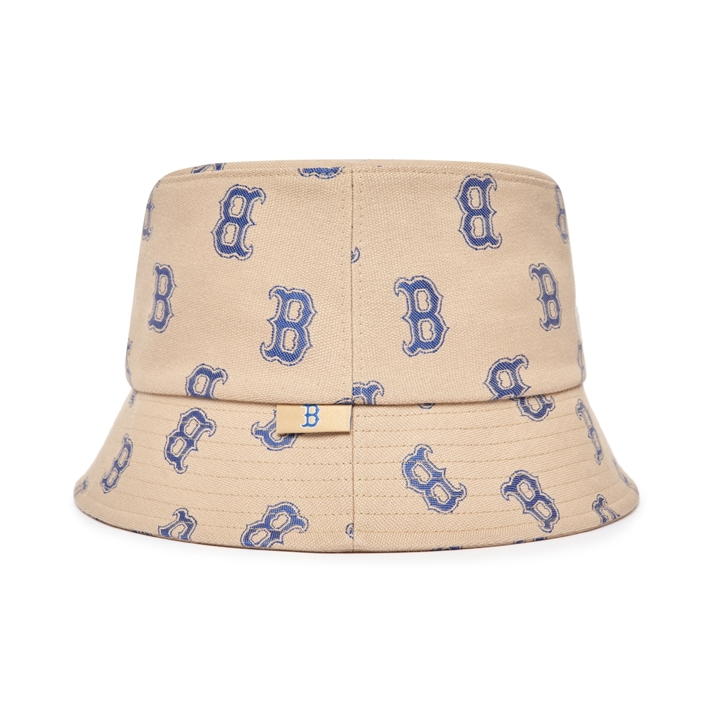 Nón MLB Bic Classic Monogram Bucket Hat Boston Red Sox L.Sand