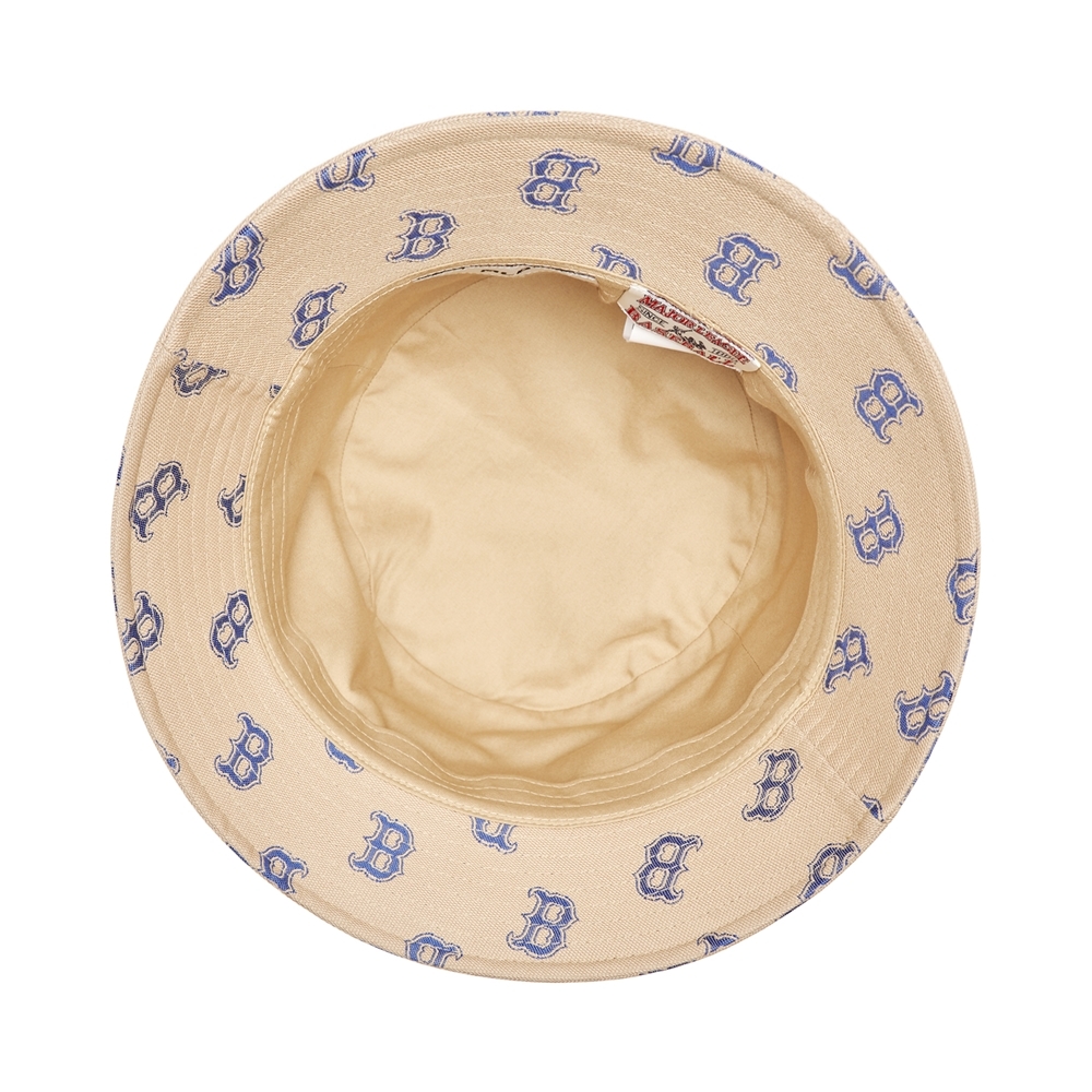 Nón MLB Bic Classic Monogram Bucket Hat Boston Red Sox L.Sand