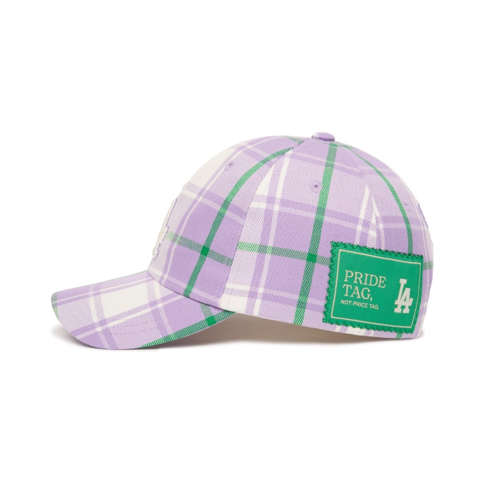 Nón MLB Checkerboard Ball Cap LA Dodgers L.Lavender